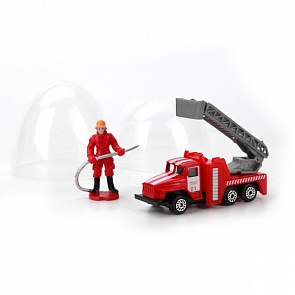 Спецтехника металлическая с фигуркой, в яйце 7,5 см (Технопарк, SB-15-27) (ассортимент)